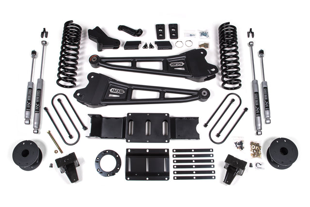 5.5 Inch Lift Kit W/ Radius Arm - Ram 3500 W/ Rear Air Ride (19-24) 4WD - Gas BDS Suspension Suspension Lift Kit  AXOPROS