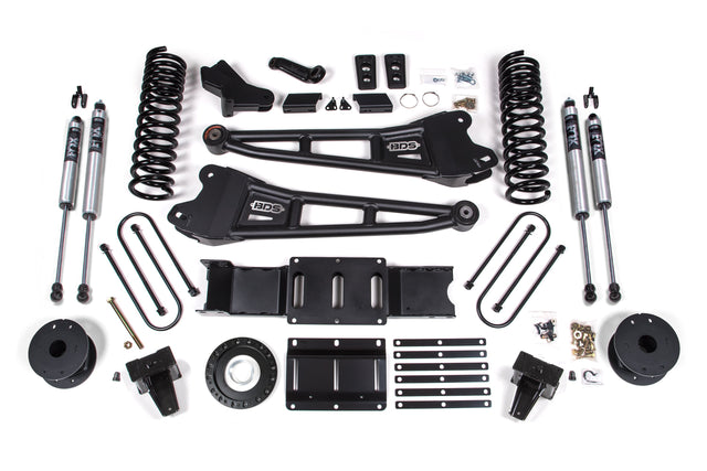 6 Inch Lift Kit W/ Radius Arm - Ram 3500 W/ Rear Air Ride (19-24) 4WD - Diesel BDS Suspension Suspension Lift Kit  AXOPROS