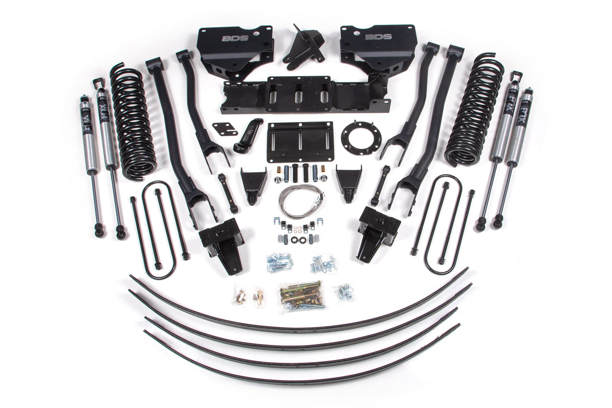 8 Inch Lift Kit W/ 4-Link - Ram 3500 (19-24) 4WD - Diesel BDS Suspension Suspension Lift Kit  AXOPROS