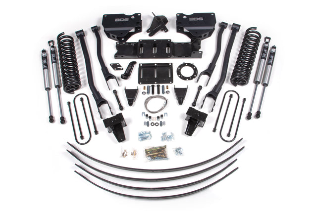 8 Inch Lift Kit W/ 4-Link - Ram 3500 (19-24) 4WD - Diesel BDS Suspension Suspension Lift Kit  AXOPROS