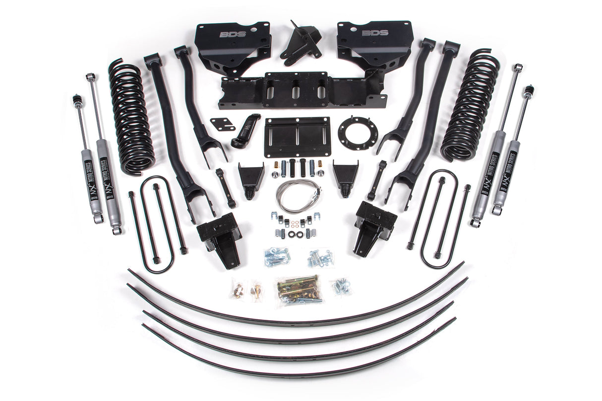 8 Inch Lift Kit W/ 4-Link - Ram 3500 (19-24) 4WD - Diesel BDS Suspension Suspension Lift Kit  AXOPROS