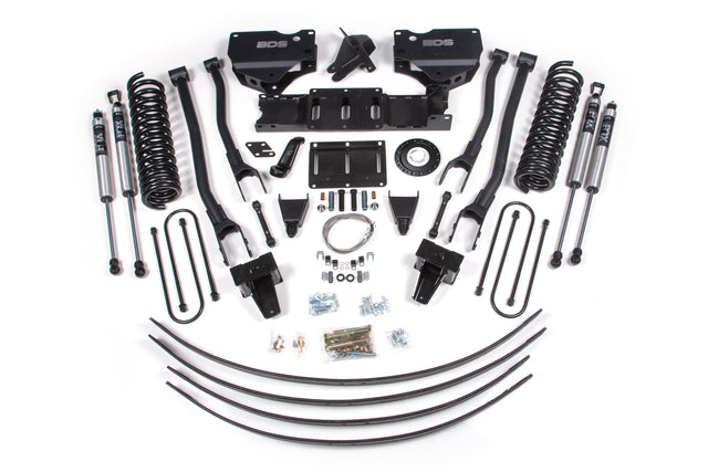 8 Inch Lift Kit W/ 4-Link - Ram 3500 (19-24) 4WD - Diesel BDS Suspension Suspension Lift Kit  AXOPROS