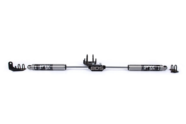 Dual Steering Stabilizer Kit W/ FOX 2.0 Performance Shocks - Dodge Ram 1500 (94-01) And 2500 (94-02) 4WD BDS Suspension Steering Stabilizer Hardware Kit  AXOPROS