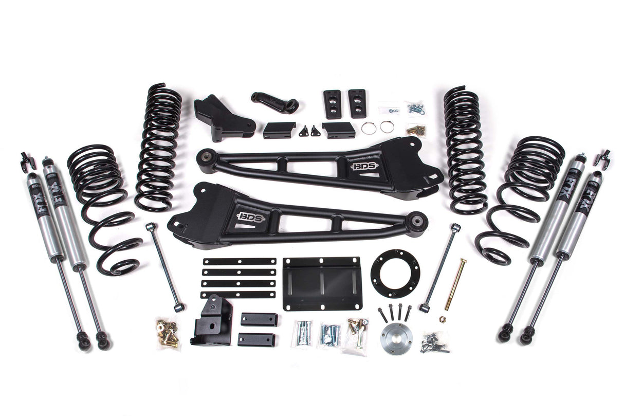 6 Inch Lift Kit W/ Radius Arm - Ram 2500 (14-18) 4WD - Diesel BDS Suspension Suspension Lift Kit  AXOPROS