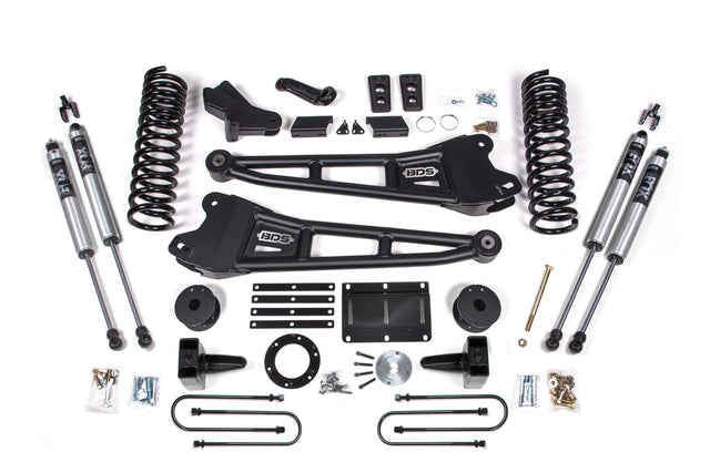 5.5 Inch Lift Kit W/ Radius Arm - Ram 3500 W/ Rear Air Ride (13-18) 4WD - Gas BDS Suspension Suspension Lift Kit  AXOPROS