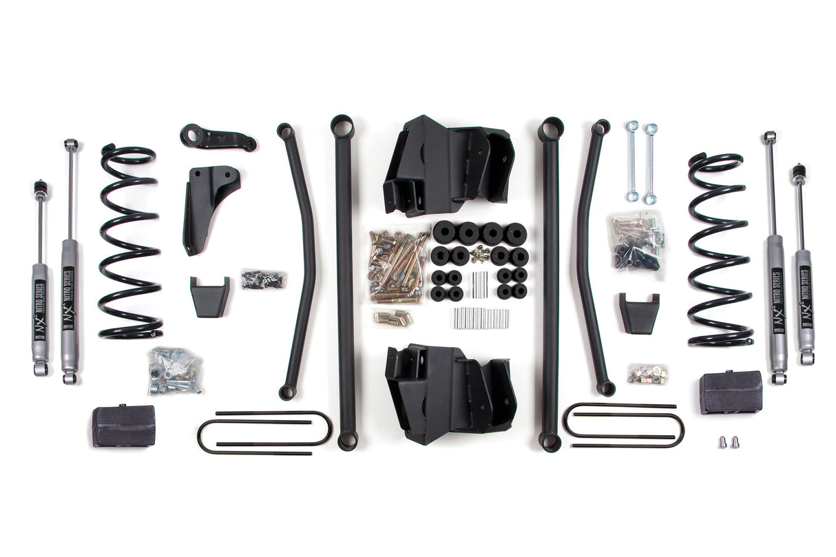 4 Inch Lift Kit - Long Arm - Dodge Ram 2500 Power Wagon (05-07) 4WD - Gas BDS Suspension Suspension Lift Kit  AXOPROS
