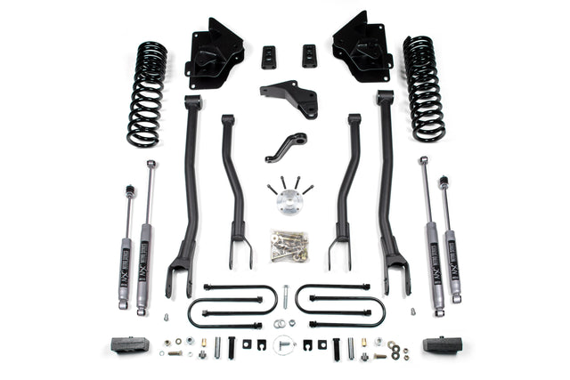 4 Inch Lift Kit W/ 4-Link - Ram 3500 (13-18) 4WD - Diesel BDS Suspension Suspension Lift Kit  AXOPROS