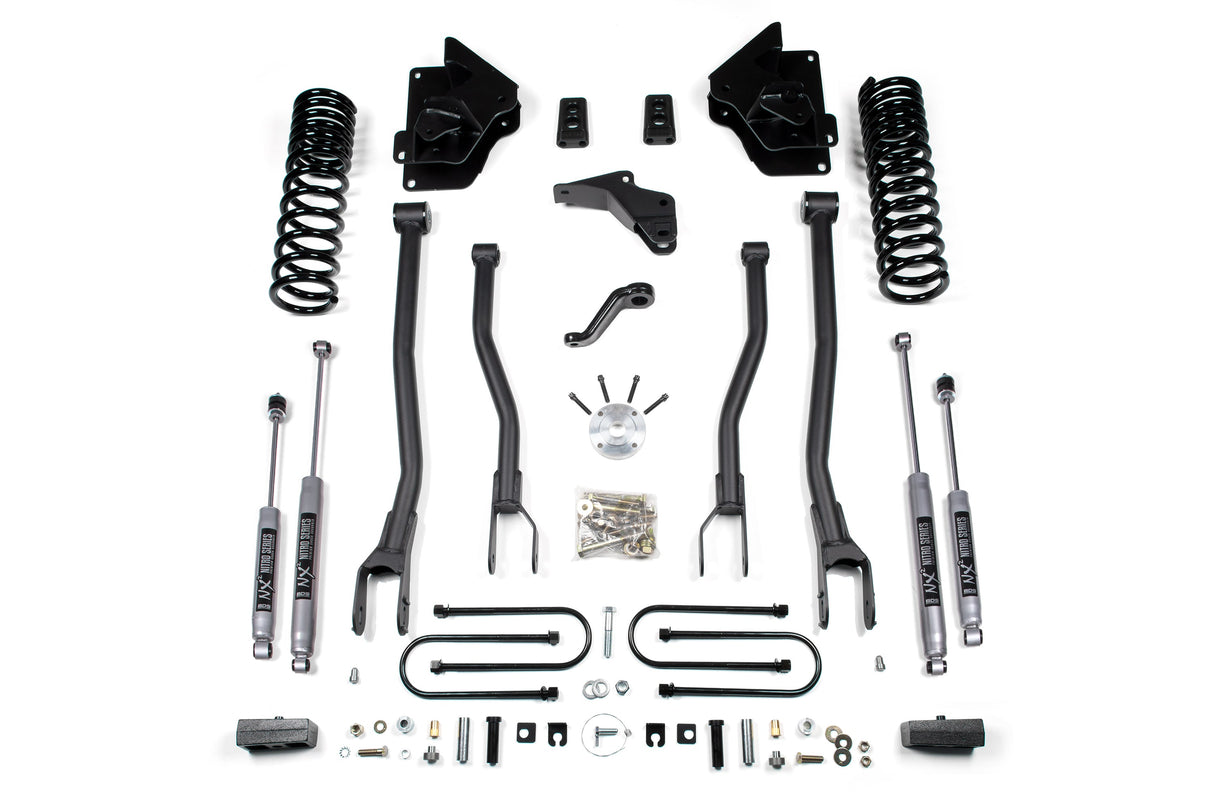 4 Inch Lift Kit W/ 4-Link - Ram 3500 (13-18) 4WD - Diesel BDS Suspension Suspension Lift Kit  AXOPROS