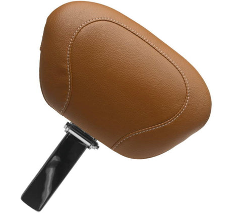Mustang Motorcycle Mustang 14-21 Indian Chieftain,Vintage,Dk Horse,RdMaster,Springfield Passenger Backrest - Brown Backrests aftermarket performance part