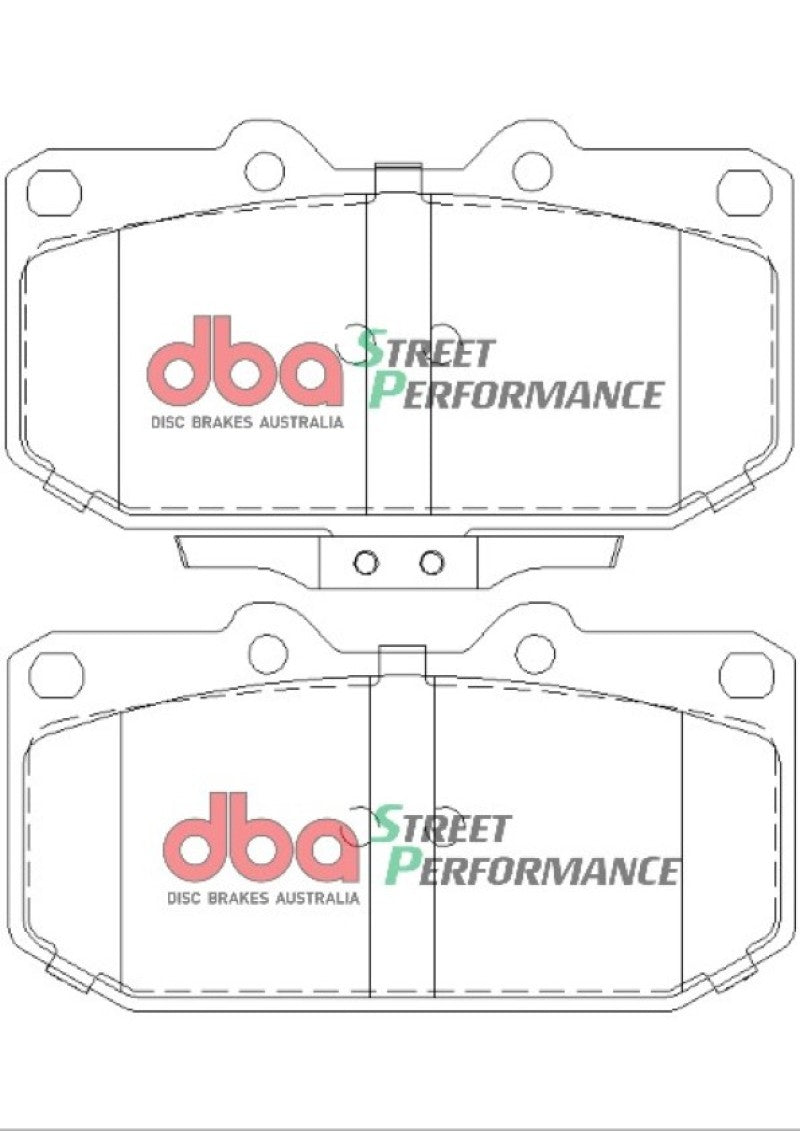 DBA 06-07 Subaru WRX SP500 Front Brake Pads DBA Brake Pads - Performance  AXOPROS
