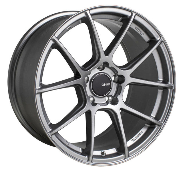 Enkei TS-V 18x8 5x112 45mm Offset 72.6mm Bore Storm Grey Wheel Enkei Wheels - Cast  AXOPROS