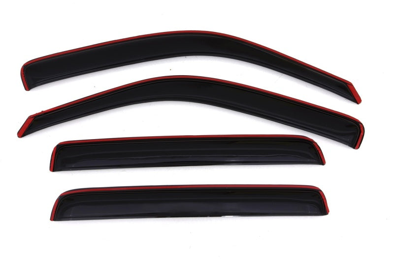 AVS 06-14 Honda Ridgeline Ventvisor In-Channel Front & Rear Window Deflectors 4pc - Smoke AVS Wind Deflectors  AXOPROS