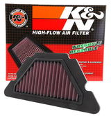 K&N 09 Yamaha FZ6R/XJ6 Replacement Air Filter K&N Engineering Air Filters - Direct Fit  AXOPROS
