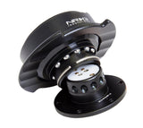 NRG Quick Release Kit Gen 2.5 - Black / Black Ring w/Finger Grooves NRG Quick Release Adapters  AXOPROS