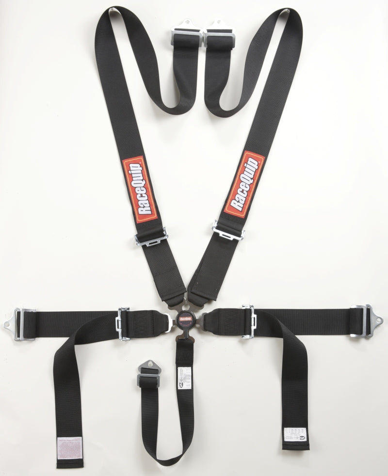RaceQuip Black SFI CAMLOCK 5pt PD Lap Seat Belt Racequip Seat Belts & Harnesses  AXOPROS