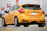 Rally Armor 12-19 Ford Focus ST / 16-19 RS Red Mud Flap w/White Logo Rally Armor Mud Flaps  AXOPROS