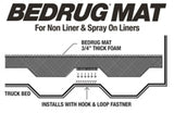 BedRug 05-23 Toyota Tacoma 6ft Bed Mat (Use w/Spray-In & Non-Lined Bed) BedRug Bed Liners  AXOPROS