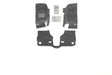 BedRug 07-10 Jeep JK 2Dr Front 3pc Floor Kit (Incl Heat Shields) BedRug Bed Liners  AXOPROS