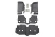 BedRug 07-16 Jeep JK Unlimited 4Dr Front 4pc BedTred Floor Kit (Incl Heat Shields) BedRug Bed Liners  AXOPROS