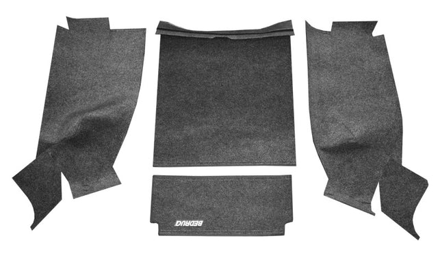 BedRug 87-95 Jeep YJ Rear Kit 4pc Cargo Kit (Incl Tailgate & Cargo Liner) BedRug Bed Liners  AXOPROS