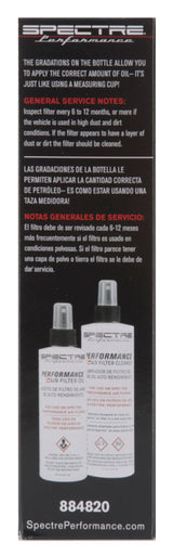 Spectre Accucharge Kit for HPR Filters - Clear Spectre Recharge Kits  AXOPROS