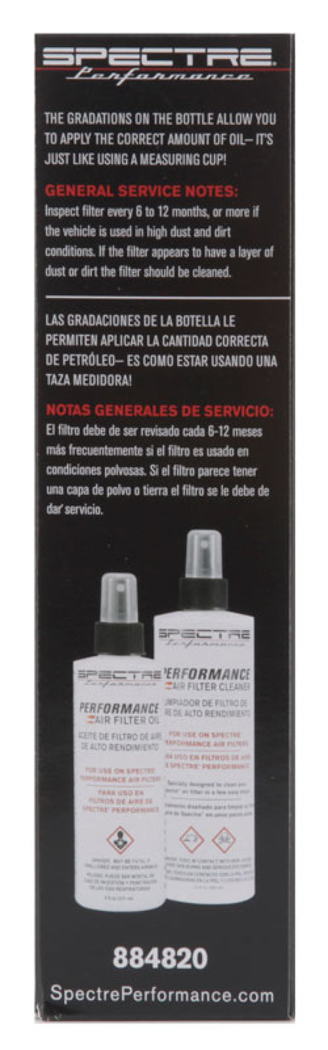 Spectre Accucharge Kit for HPR Filters - Clear - AXOPROS