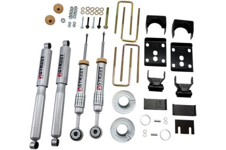 Belltech 09-13 Ford F150 Reg Cab 2WD Short Bed Lowering Kit w/SP Shocks 1 or 3in F/5.5in R Drop Belltech Lowering Kits  AXOPROS