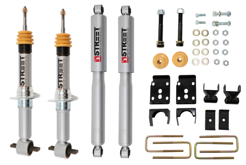 Belltech 2015+ Ford F-150 1-3in Front 5in Rear Lower Kit with SP Shocks Belltech Shocks and Struts  AXOPROS