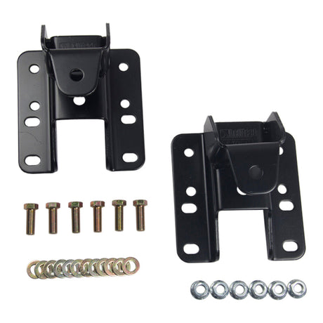 Belltech HANGER KIT 99-17 Chevy Silverado / GMC Sierra 1500 1in-2in Rear Lift Belltech Leaf Springs & Accessories  AXOPROS