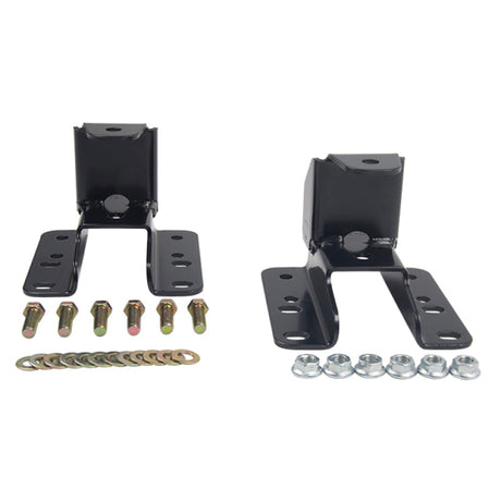 Belltech HANGER KIT 99-17 Chevy Silverado / GMC Sierra 1500 1in-2in Rear Lift Belltech Leaf Springs & Accessories  AXOPROS