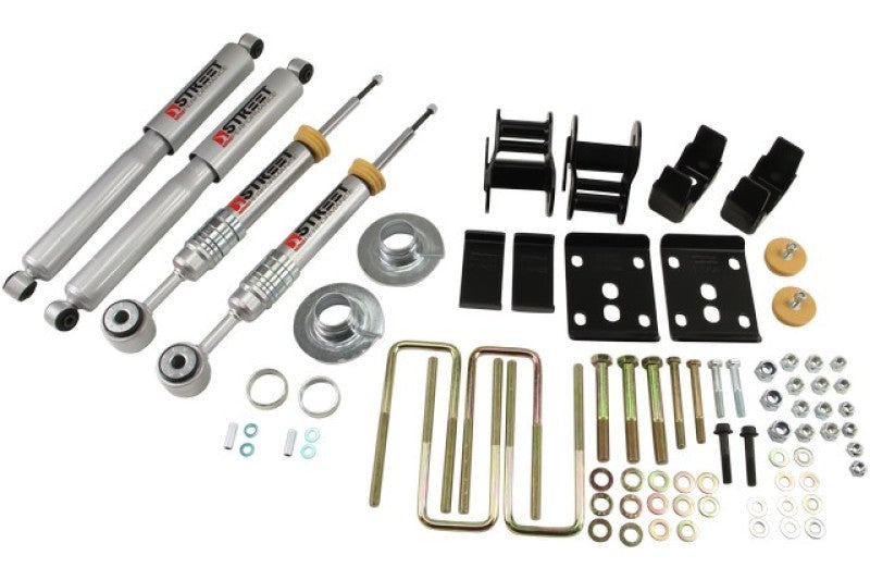 Belltech Lowering Kit 09-13 Ford F150 Ext Cab/Quad Cab Short Bed 2WD 2in or 3in F/4in Rear w/ Shocks Belltech Lowering Kits  AXOPROS
