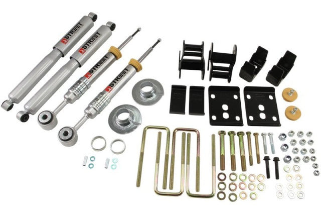 Belltech Lowering Kit 09-13 Ford F150 Ext Cab/Quad Cab Short Bed 2WD 2in or 3in F/4in Rear w/ Shocks Belltech Lowering Kits  AXOPROS