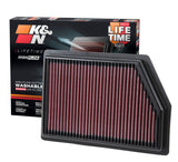 K&N Replacement Panel Air Filter for 2014 Jeep Cherokee 2.4L/3.2L K&N Engineering Air Filters - Drop In  AXOPROS