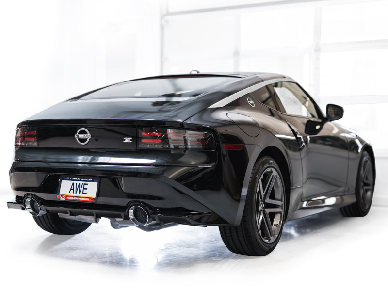 AWE 2023 Nissan Z RZ34 RWD Track Edition Catback Exhaust System w/ Chrome Silver Tips AWE Tuning Catback  AXOPROS
