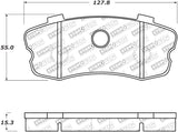 StopTech Performance 06-09 Chvy Corvette Z06 Rear Brake Pads Stoptech Brake Pads - Performance  AXOPROS