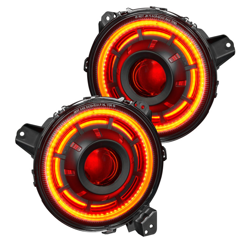 Oracle Oculus Bi-LED Projector Headlights for Jeep JL/Gladiator JT - w/ Simple Cntrl SEE WARRANTY ORACLE Lighting Headlights  AXOPROS