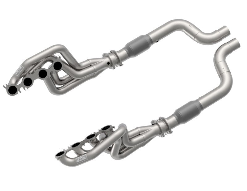 Kooks 2020 Mustang GT500 5.2L 2in x 3in SS Headers w/GREEN Catted Connection Pipe Kooks Headers Headers & Manifolds  AXOPROS
