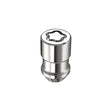 McGard Wheel Lock Nut Set - 5pk. (Cone Seat) M12X1.5 / 3/4 Hex / 1.46in. Length - Chrome McGard Lug Nuts  AXOPROS