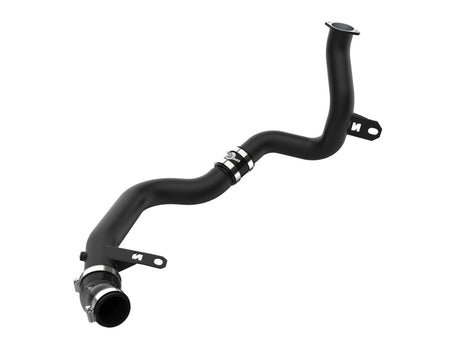 aFe aFe 22-23 Hyundai Kona N L4 2.0L (t) BladeRunner 2-1/4in to 2-1/2in Aluminum Hot Charge Pipe - Black Intercoolers aftermarket performance part