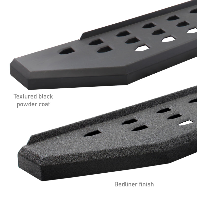 Go Rhino 2022 Toyota Tundra Crew Max Kit w/RB20 Running Board + Brkts + 4 RB20 Drop Steps - Tex. Blk Go Rhino Running Boards  AXOPROS