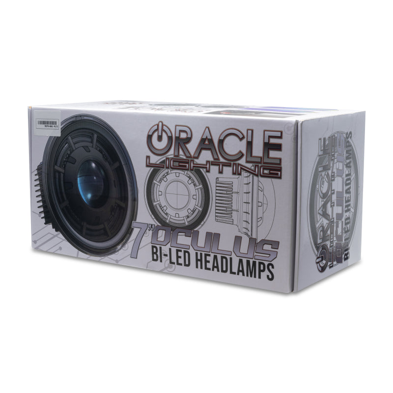 Oracle Oculus 7in Bi-LED Projector Headlights for Jeep Wrangler JK - 6000K SEE WARRANTY ORACLE Lighting Headlights  AXOPROS