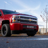Wehrli 15-19 Chevrolet Silverado HD 6.6L LML/L5P Duramax Bumper Grille - Fine Texture Black Wehrli Bumper Accessories  AXOPROS