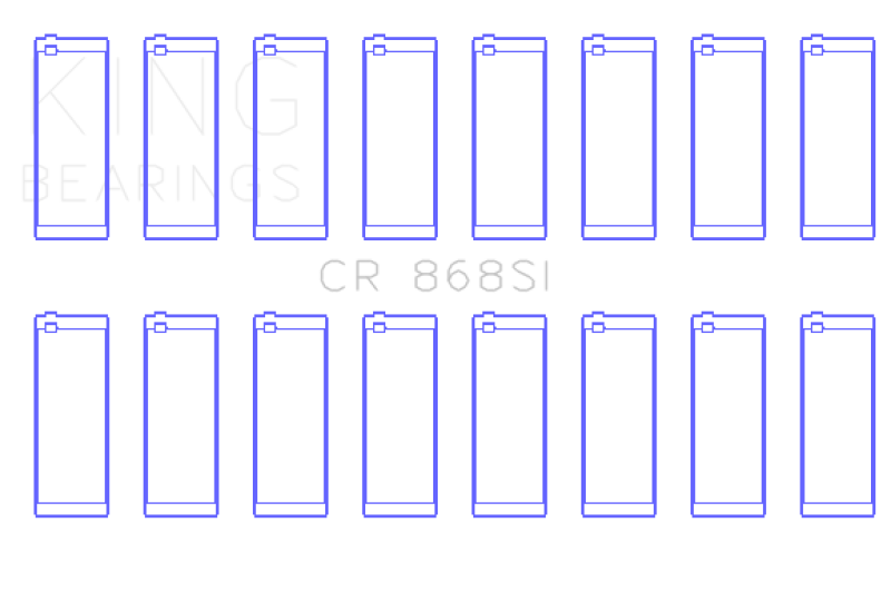 King Ford 281CI/302CI/330CI 4.6L/5.0L/5.4L V8 Rod Bearing Set - Size STD King Engine Bearings Bearings  AXOPROS