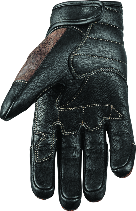 Speed and Strength Speed and Strength Rust and Redemption Leather Gloves Brown - Small Gloves aftermarket performance part