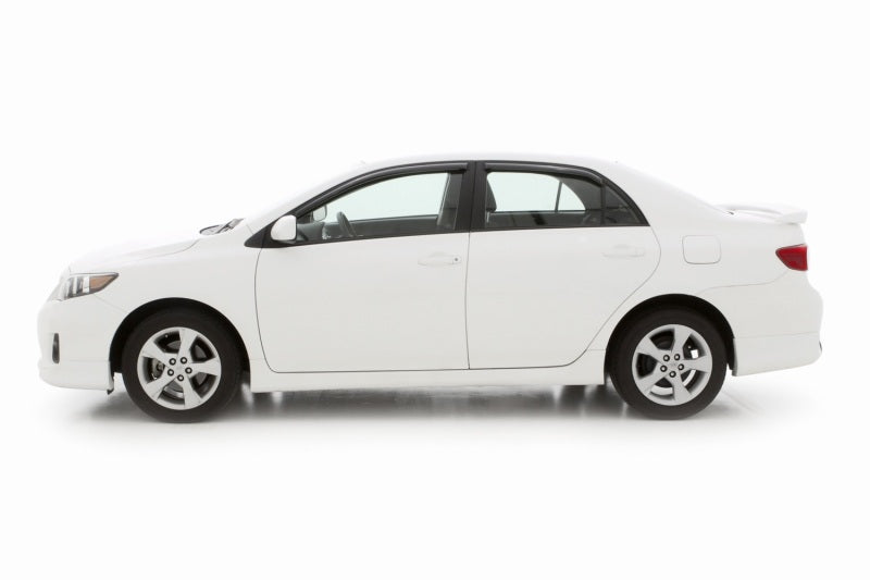 AVS 09-13 Toyota Corolla Ventvisor In-Channel Front & Rear Window Deflectors 4pc - Smoke AVS Wind Deflectors  AXOPROS