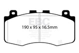 EBC 2018+ Jeep Grand Cherokee Trackhawk Yellowstuff Front Brake Pads EBC Brake Pads - Performance  AXOPROS