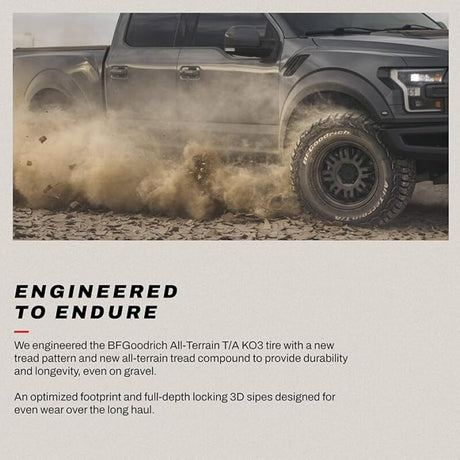 BFGoodrich All Terrain T/A KO3 35x12.50R20/F 125R BFGoodrich Automotive/UTV Tires - On Road  AXOPROS