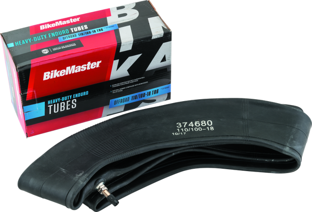 BikeMaster 110/100-18 TR6 Tube Extra Heavy Duty BikeMaster Tire Tubes  AXOPROS