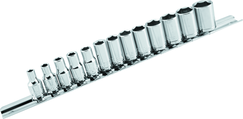 BikeMaster 13-pc 1/4in Drive Socket Set BikeMaster Tools  AXOPROS