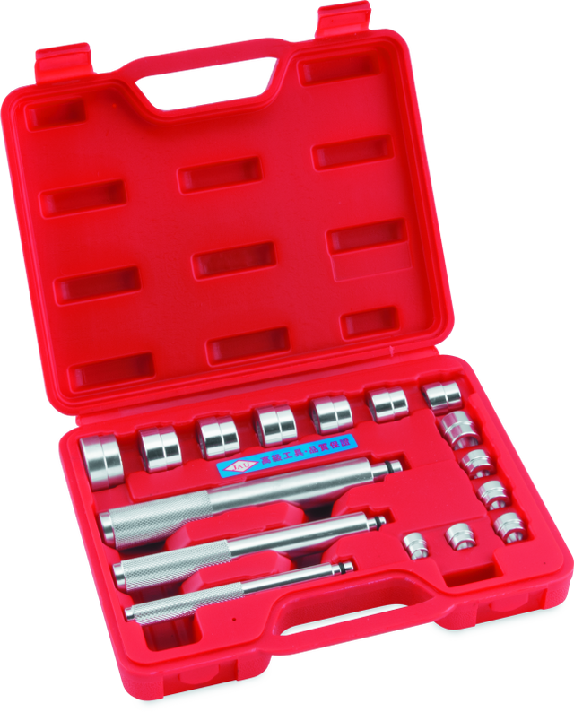 BikeMaster 16pc Bearing Race/Seal Driver Set BikeMaster Tools  AXOPROS